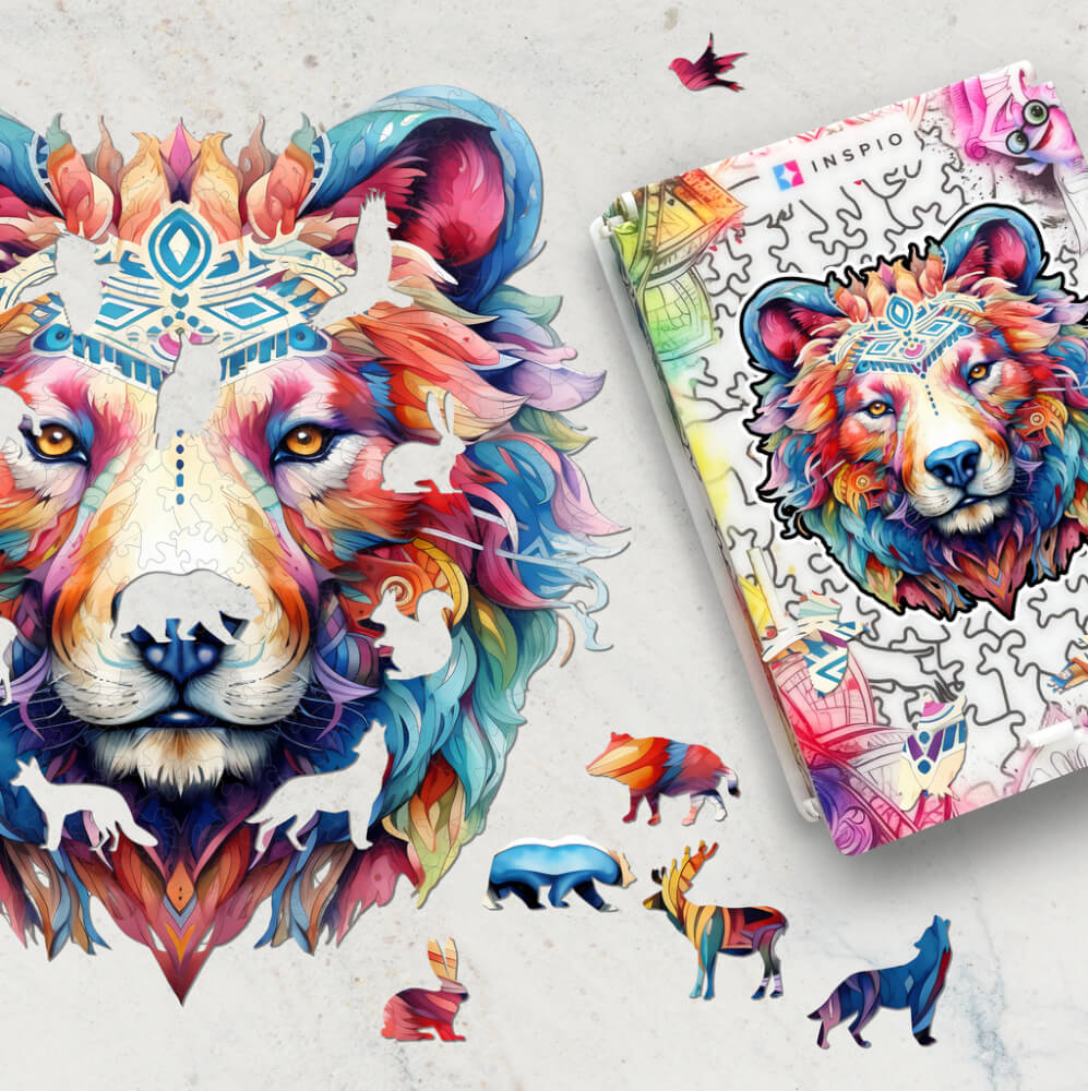 Puzzle BEAR dla wymagających - puzzle ze zwierzętami