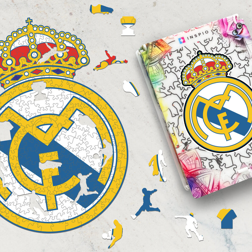 Puzzle z klubem piłkarskim - Real Madrid CF